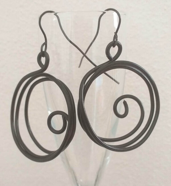 Orecchini in Alluminio nero