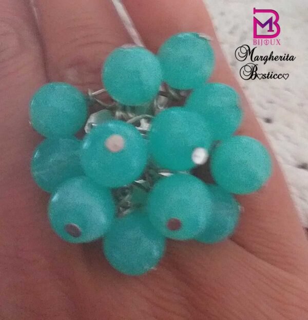 Anello con Ciondoli di Perline
