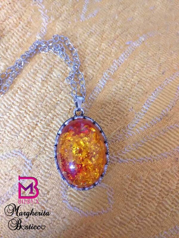 Anello in resina di Ambra - immagine 3
