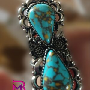 Anello con turchesi