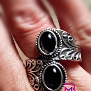 Anello onice nero